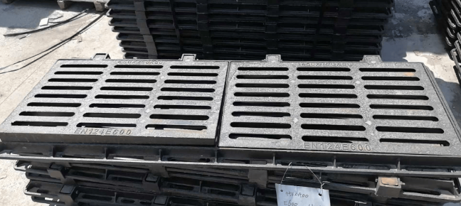 庐江球墨铸铁连体双篦展示